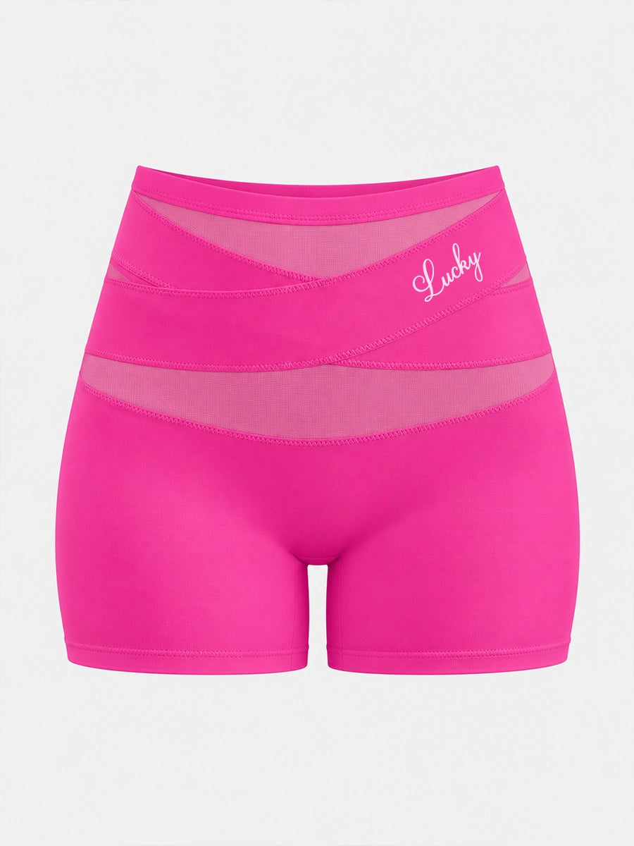 Women's High-Waist Crossover Shaping Boxer Briefs