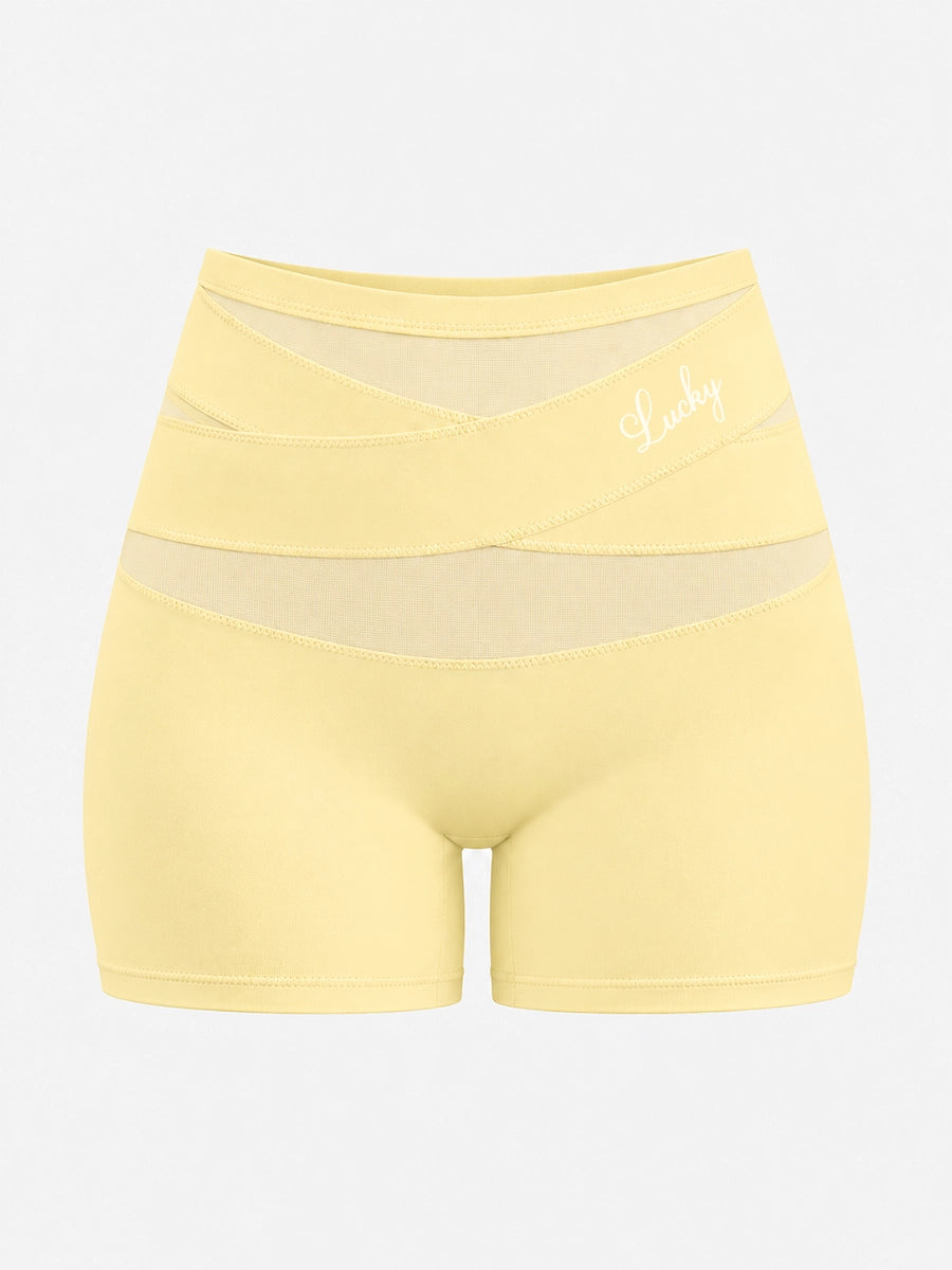 Women's High-Waist Crossover Shaping Boxer Briefs