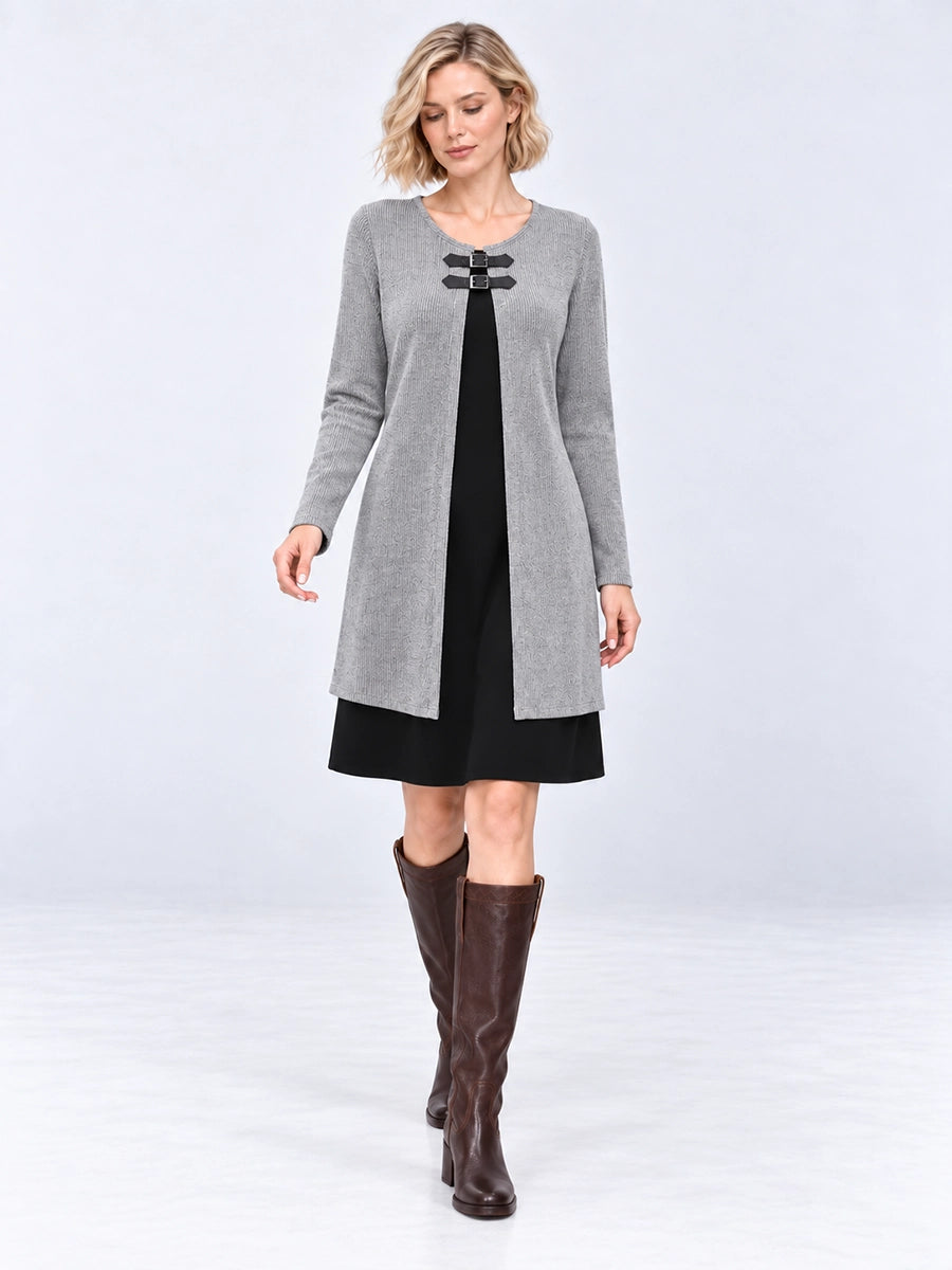 Women's Colorblock Knit Dress