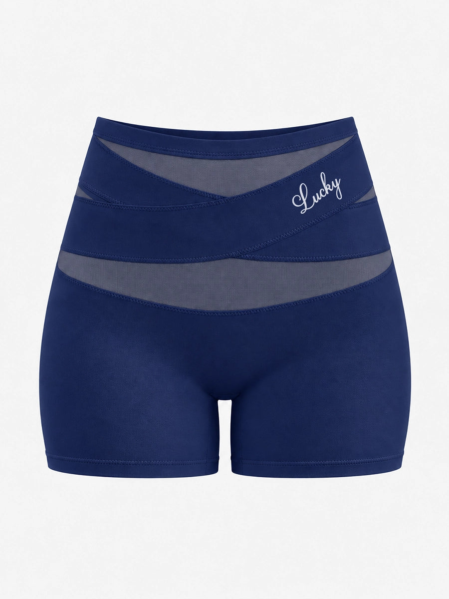 Women's High-Waist Crossover Shaping Boxer Briefs