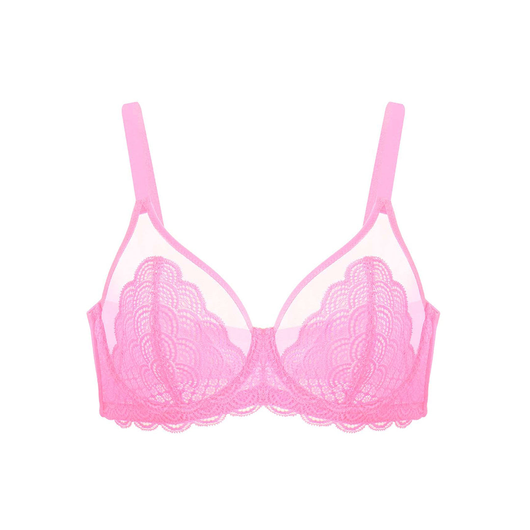 Mermaid Scales Lace Plus Size Bra 2 Pack