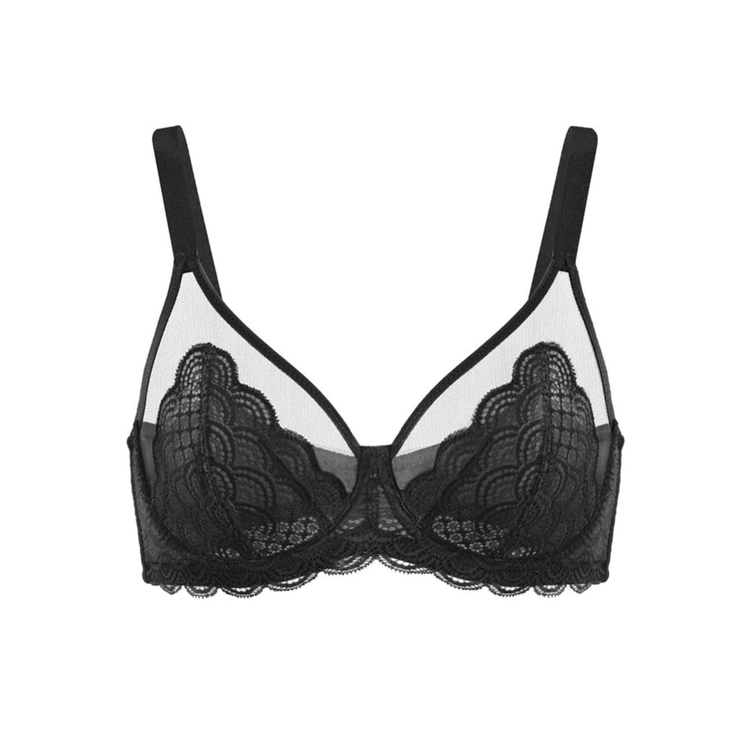 Mermaid Scales Lace Plus Size Bra 2 Pack