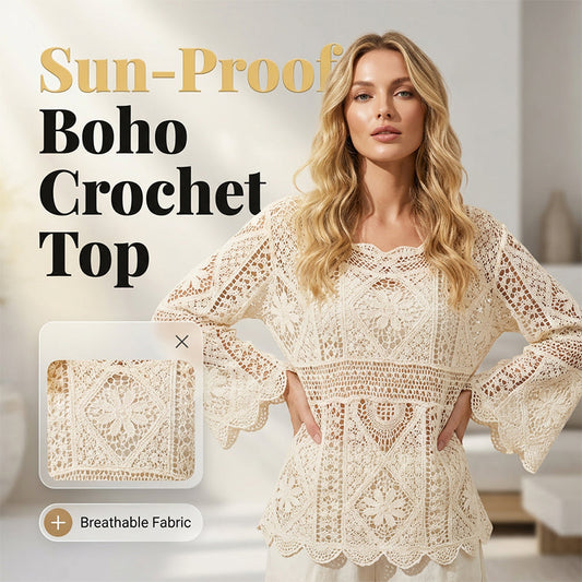 👒 🌊 Vintage-Inspired Lace Cover-Up Blouse