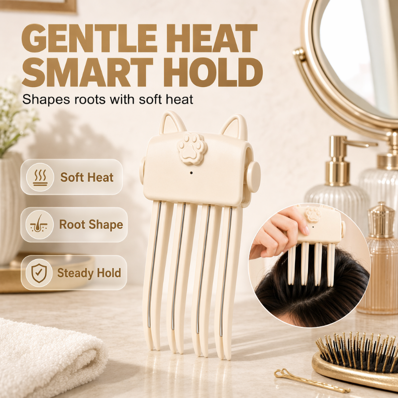 Cordless Heated Root-Lift Styling Clip
