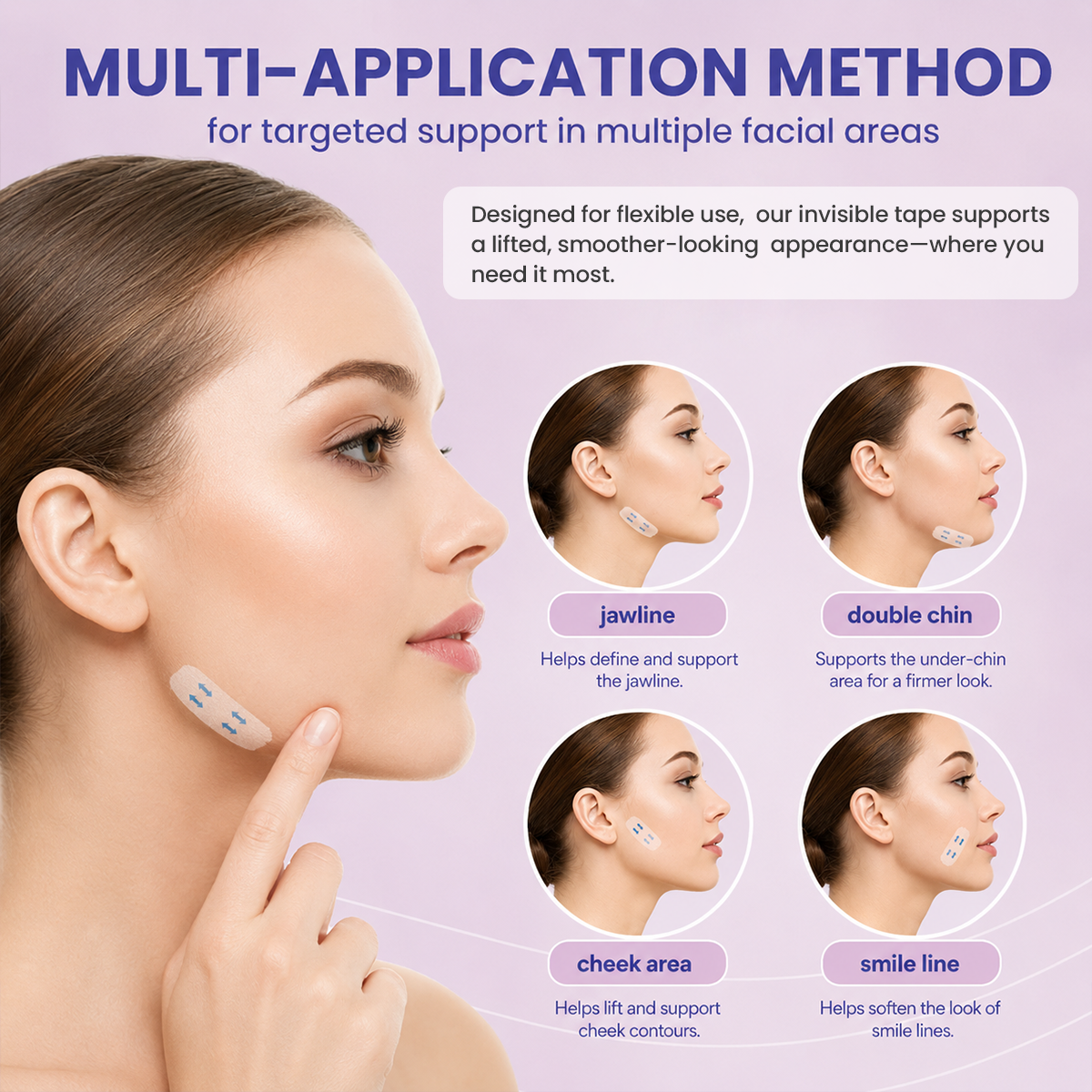 V-Face Lifting Invisible Adhesive Tape - image 3