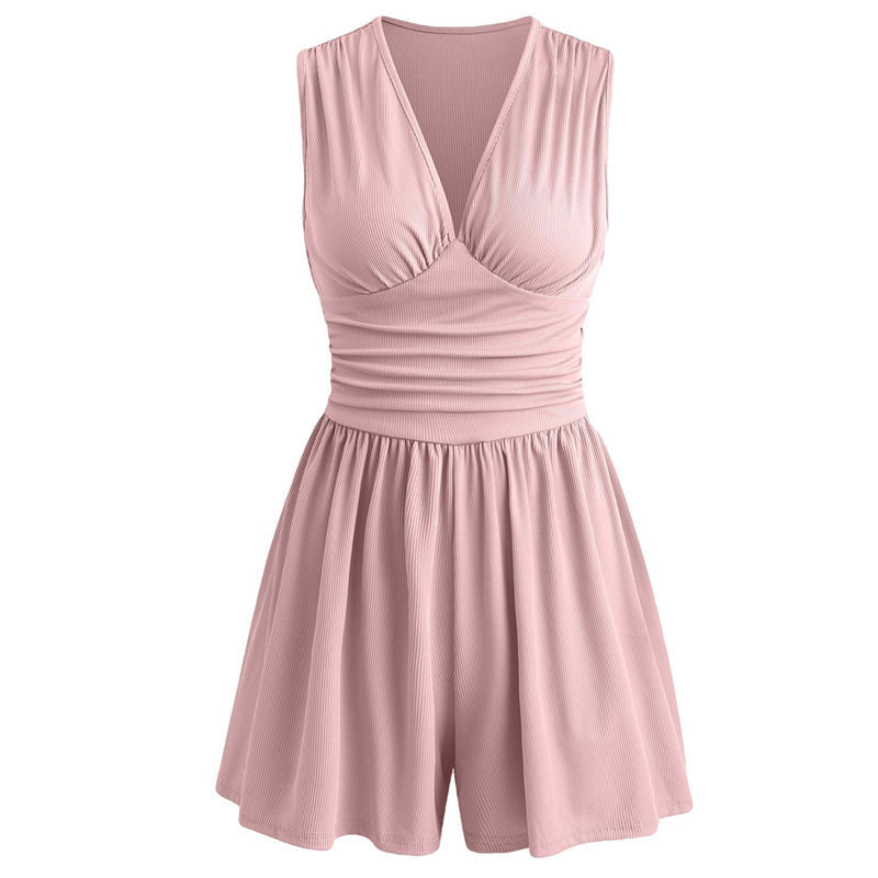 Women's Layered-Look Sleeveless Jumpsuit – product image 2