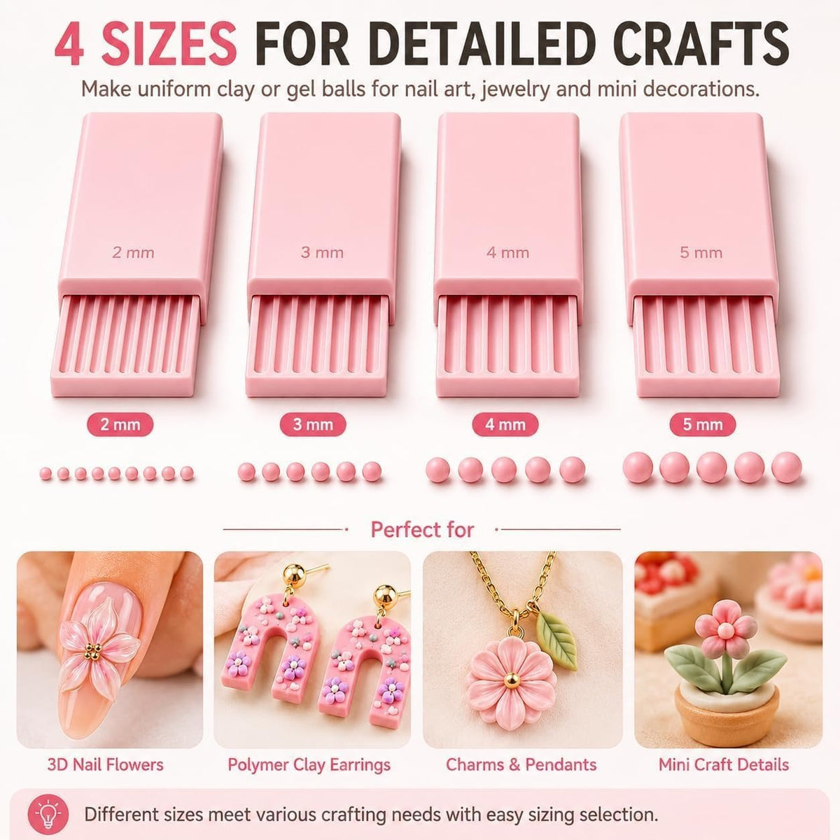 3D Floral Nail Art Clay Tool Kit – product image 2