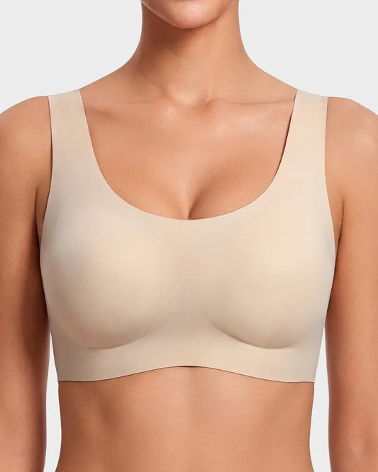 Seamless Wireless Full-Coverage T-Shirt Bra