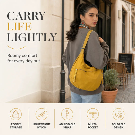 Luna Lightweight Everyday Shoulder Bag