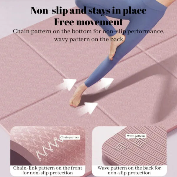 Foldable 5mm Travel Yoga Mat