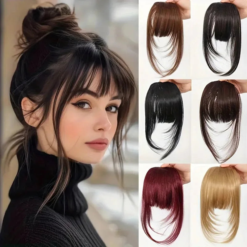 Natural-Look Clip-In Bangs Hairpiece – product image 3