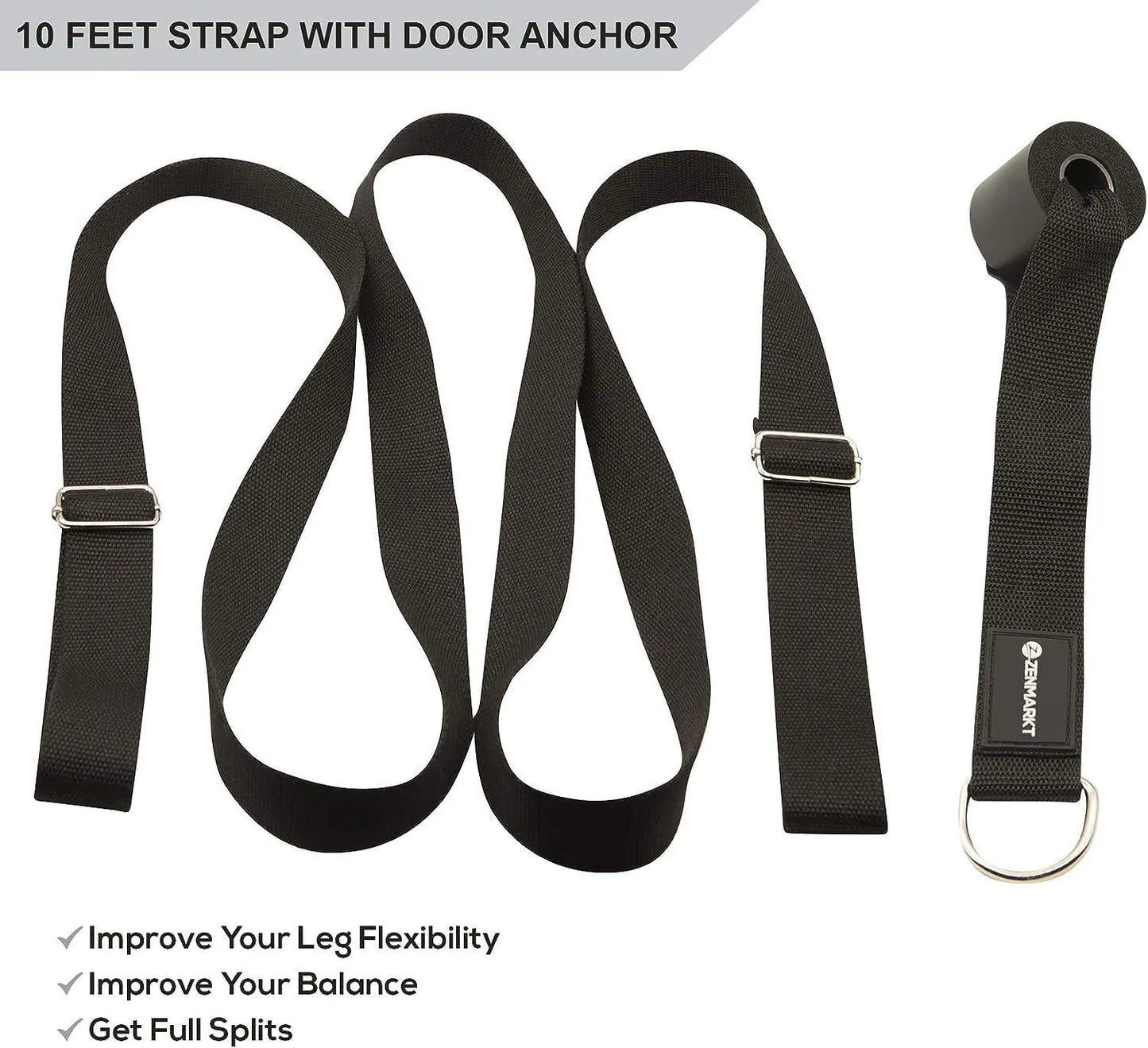 Adjustable Door Stretching Strap for Flexibility Training – product image 5