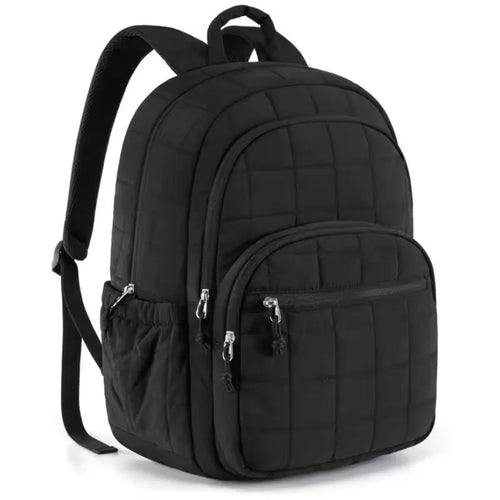 Women’s Quilted Travel Backpack with Multi-Pocket Storage – product image 1