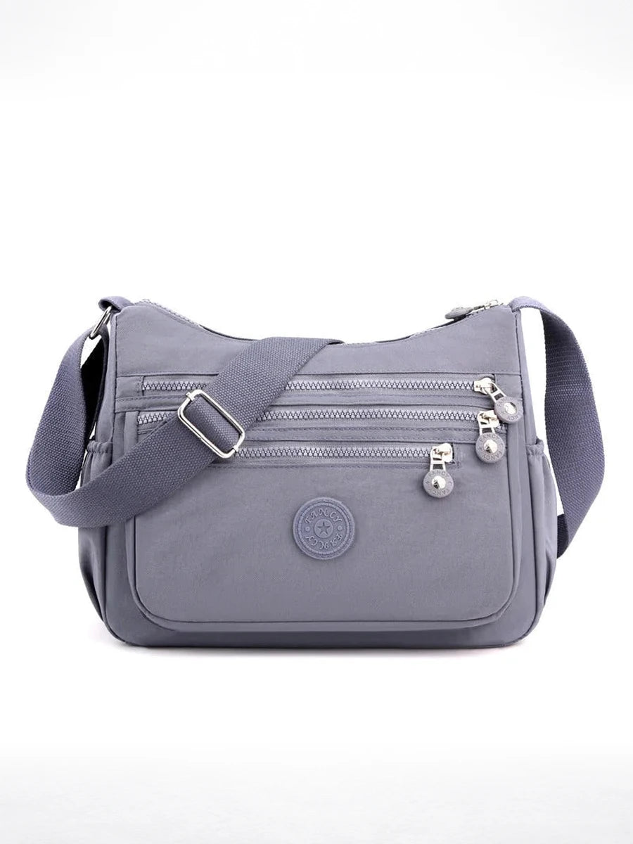 Multi-Pocket Nylon Crossbody Bag – image 2