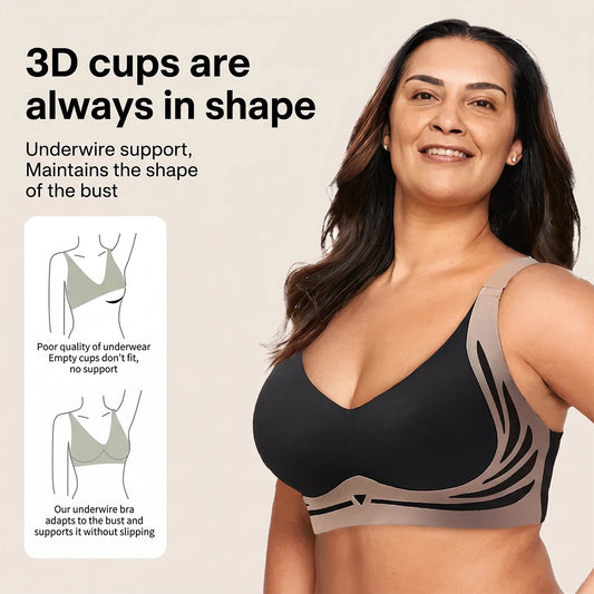 Wireless Push Up Anti Sagging Bra 2 Pcs