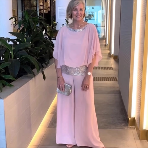 Elegant 2-Piece Sequin Set S-3XL