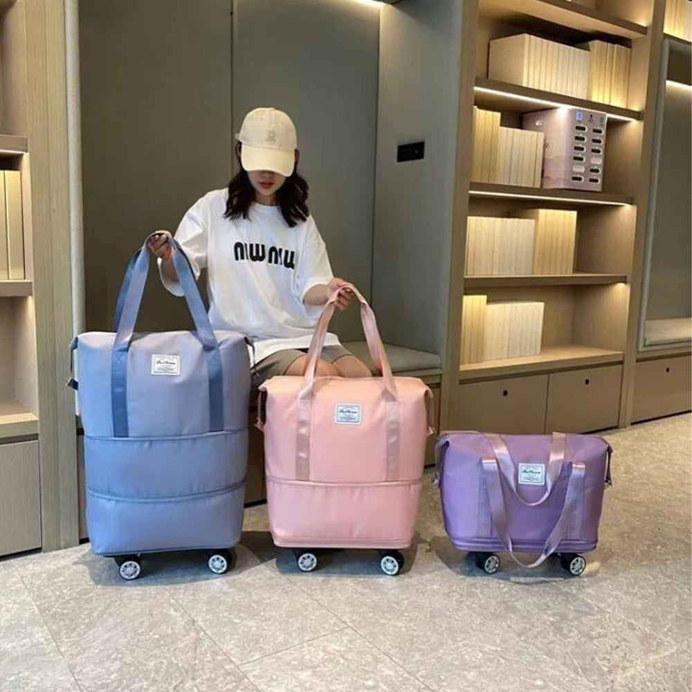 Large Capacity Expandable Luggage Bag | Travel Bags With Universal Wheels