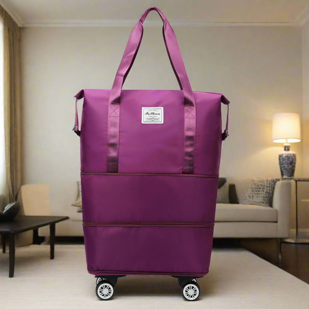 Large Capacity Expandable Luggage Bag | Travel Bags With Universal Wheels